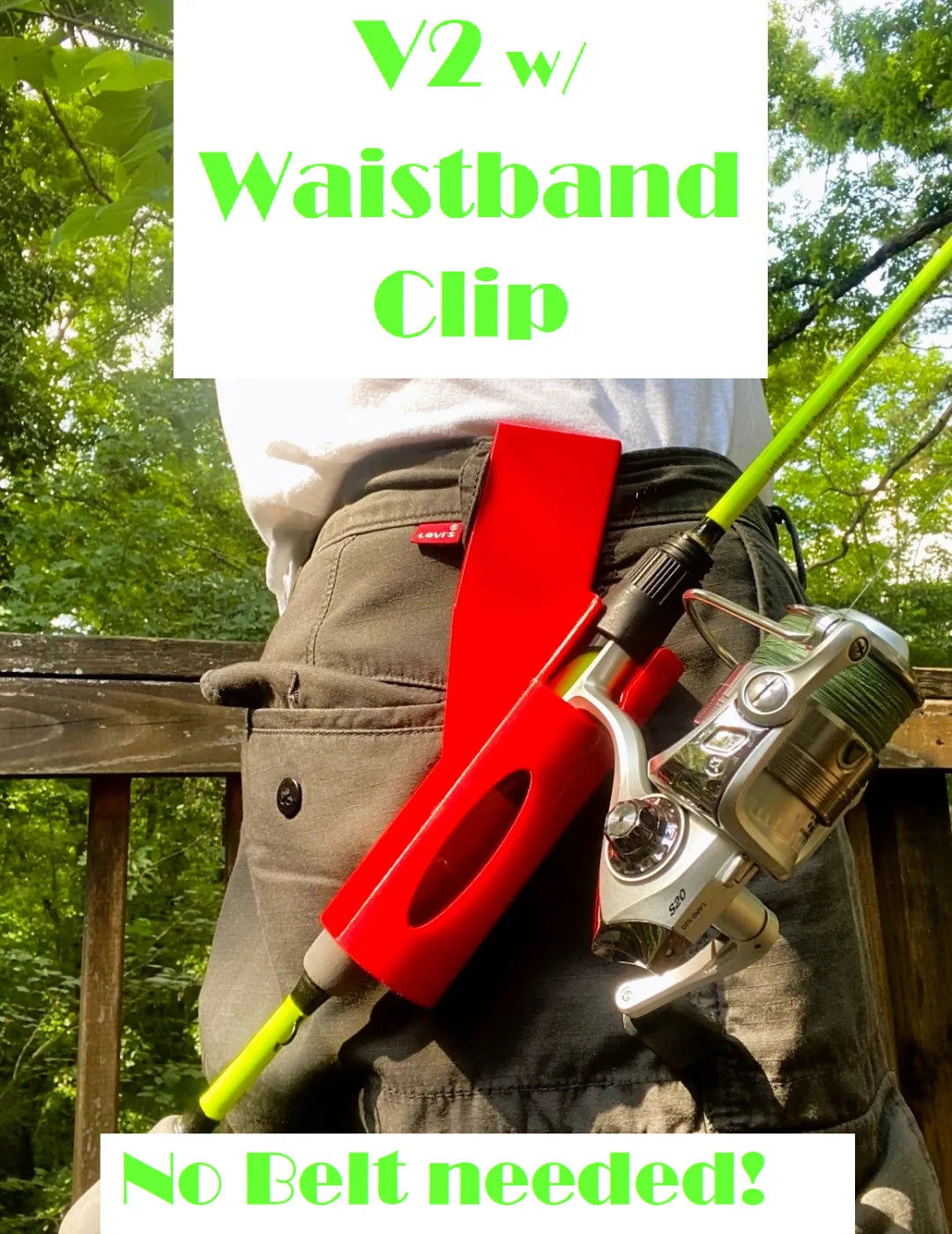Fishing Holster - Waistband Clip