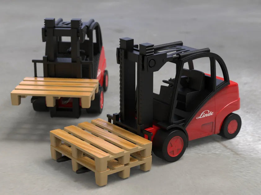 Linde Forklift Model – Hareketli Forklift Modeli