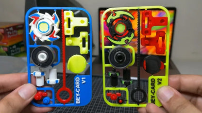 Dragoon Esintili Beyblade Kit Kartı | 3D Baskı Fırlatıcı ve Dönen Top Modeli