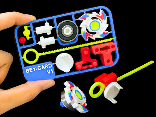 Dragoon Esintili Beyblade Kit Kartı | 3D Baskı Fırlatıcı ve Dönen Top Modeli