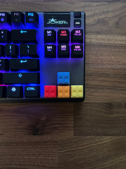 LEGO Esintili Tuş Başlığı (Keycap) | Mekanik Klavye Tuşu | 4'lü set