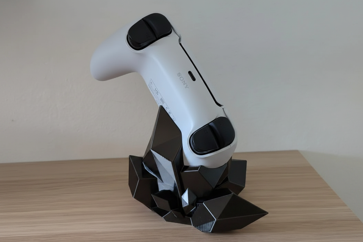 PlayStation 5 Crystal Controller Stand – Kristal Tasarımlı PS5 DualSense Kumanda Standı