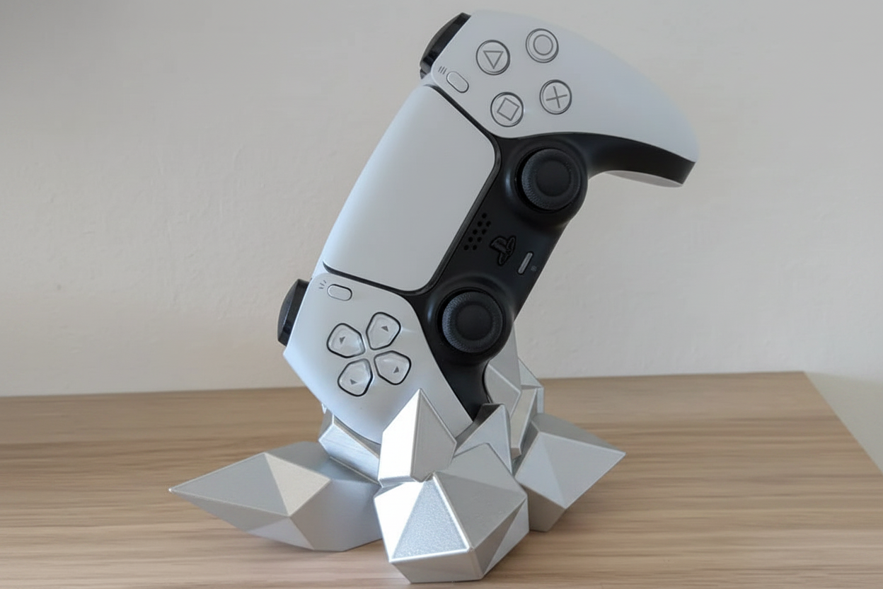 PlayStation 5 Crystal Controller Stand – Kristal Tasarımlı PS5 DualSense Kumanda Standı