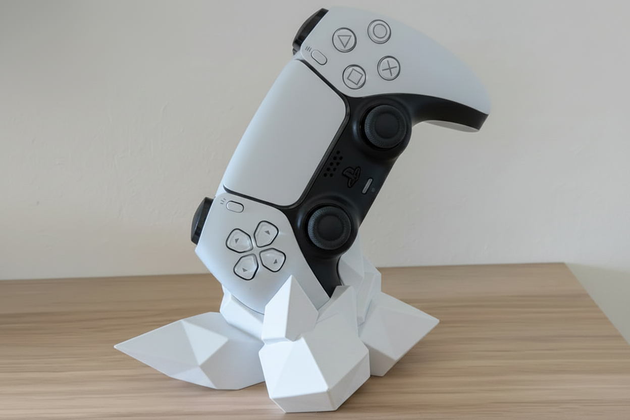 PlayStation 5 Crystal Controller Stand – Kristal Tasarımlı PS5 DualSense Kumanda Standı