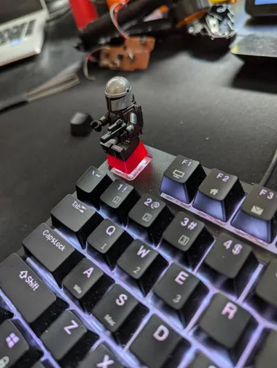 LEGO Esintili Tuş Başlığı (Keycap) | Mekanik Klavye Tuşu | 4'lü set