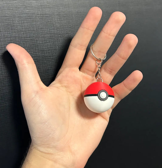 Pokemon Topu Anahtarlık – 3D Baskı Koleksiyon ve Anahtarlık Aksesuarı