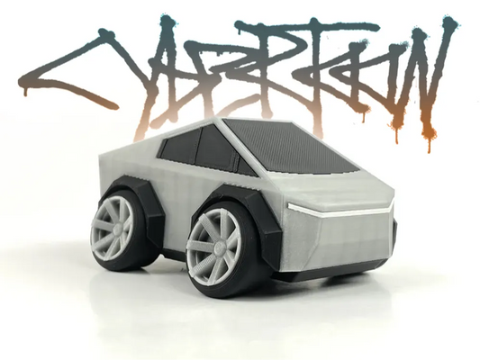 Tooned Cybertruck Model Kiti | 3D Baskı Karikatür Araç Maketi
