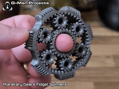 Planet Dişli Parmak Fidget Spinner –  Dönen Stres Oyuncağı