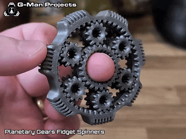 Planet Dişli Parmak Fidget Spinner –  Dönen Stres Oyuncağı