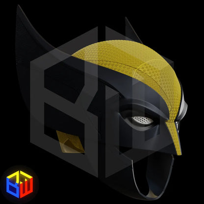 Wolverine Esintili Cosplay Kaskı – Detaylı 3D Dekoratif Maske