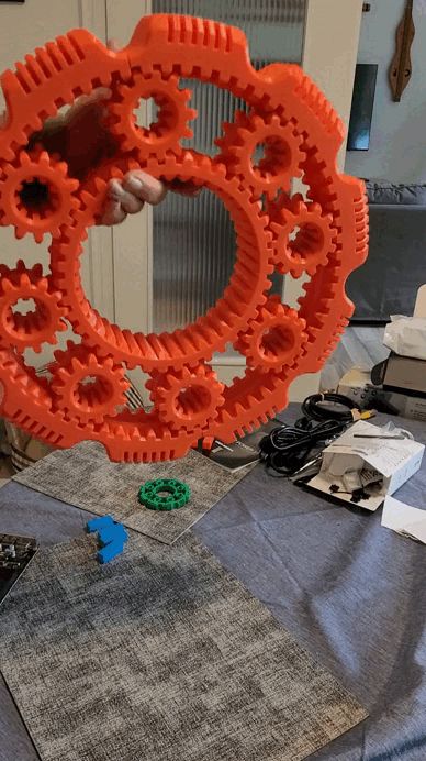 Planet Dişli Parmak Fidget Spinner –  Dönen Stres Oyuncağı