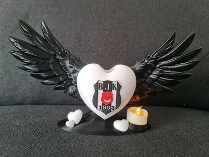 Beşiktaş Dekoratif Masaüstü Objesi – 3D Baskı Taraftar Dekoru