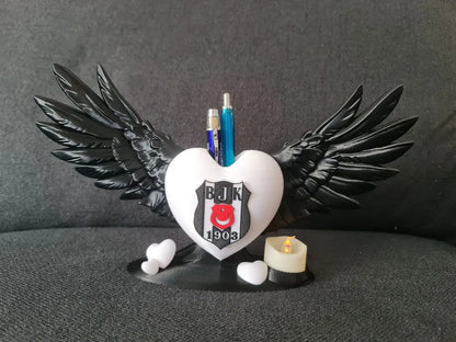 Beşiktaş Dekoratif Masaüstü Objesi – 3D Baskı Taraftar Dekoru