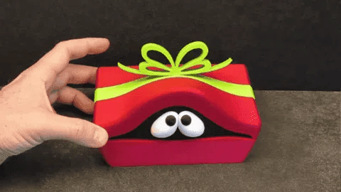 Mimic Hediye Kutusu | Fantastik 3D Baskı Saklama Kutusu