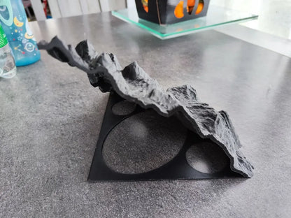 Köşe Akvaryum Mağarası | 3D Baskı Köşe Grotto Dekoru (15 × 18 × 17 cm)