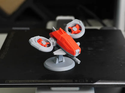 Stinger Drone Model Kiti | Hareketli 3D Baskı Mecha Koleksiyon Modeli