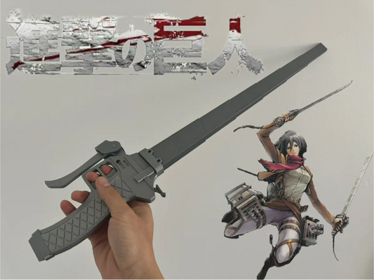 Attack on Titan Esintili Uzayabilen Kılıç | Koleksiyon ve Cosplay Aksesuarı