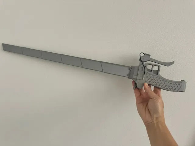 Attack on Titan Esintili Uzayabilen Kılıç | Koleksiyon ve Cosplay Aksesuarı