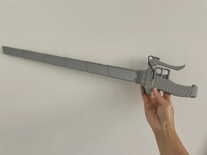 Attack on Titan Esintili Uzayabilen Kılıç | Koleksiyon ve Cosplay Aksesuarı