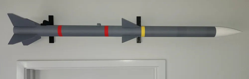 AIM-120 Hava-Hava Füze Replika Modeli 1:3 Ölçek – 3D Baskı Koleksiyon Maketi