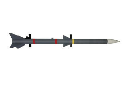 AIM-120 Hava-Hava Füze Replika Modeli 1:3 Ölçek – 3D Baskı Koleksiyon Maketi