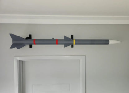 AIM-120 Hava-Hava Füze Replika Modeli 1:3 Ölçek – 3D Baskı Koleksiyon Maketi