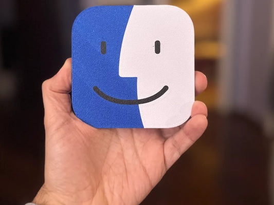 Apple Finder Logolu Mac Mini M4 Üst Kapak (Topper Skin)