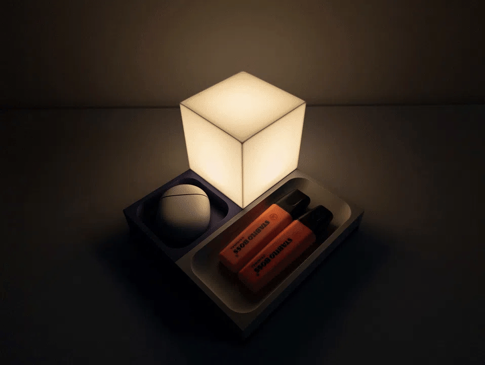 Cube Lamp – Modern Küp Tasarımlı Dekoratif LED Lamba