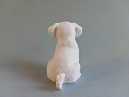 Küçük Malta Teriyeri (Little Maltese Dog) - 3D Baskı Sevimli Köpek Figürü