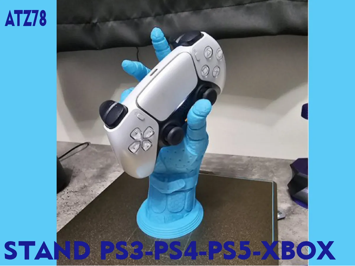 El Şeklinde Oyun Kumandası Standı – PS4, PS5 ve Xbox Uyumlu Universal Controller Holder