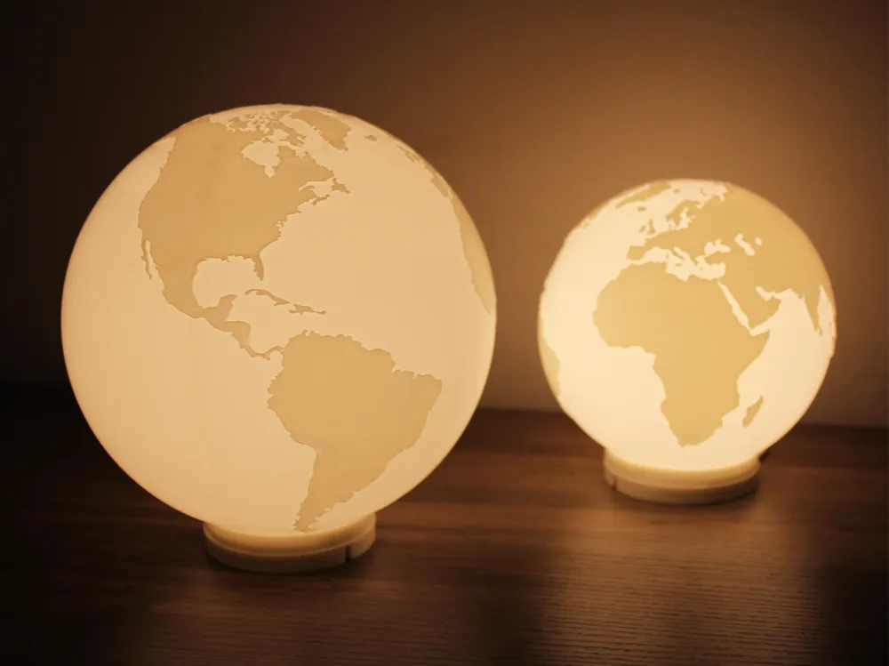 Earth Globe LED – Dekoratif Dünya Küresi LED Lamba