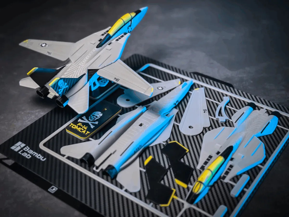 F-14 Tomcat Uçak Kit Kartı | Jolly Rogers Koleksiyon Modeli