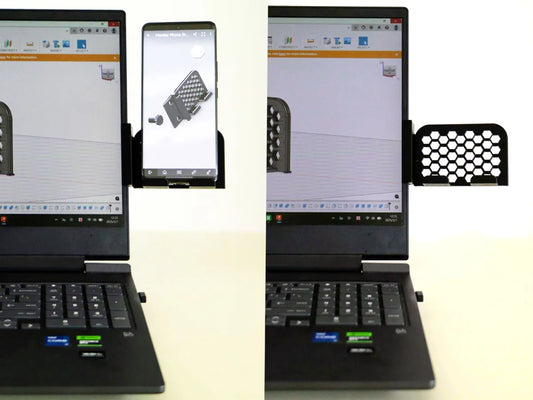 Monitör Yan Telefon Tutucu – Ayarlanabilir Ekran Kenarı Telefon Standı