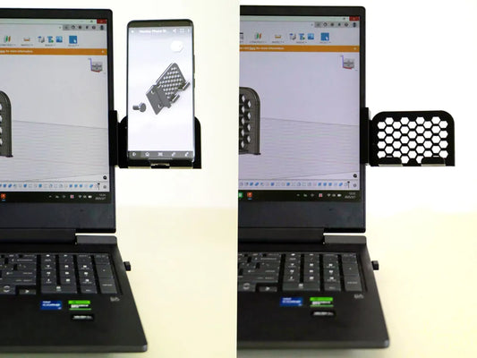 Monitör Yan Telefon Tutucu – Ayarlanabilir Ekran Kenarı Telefon Standı