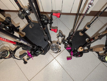 6'lı Olta Kamışı Standı – Rod Holder | Altıgen Tasarımlı Olta Düzenleyici ve Saklama Standı