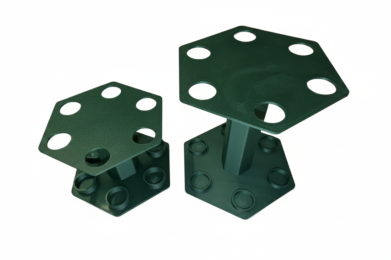 6'lı Olta Kamışı Standı – Rod Holder | Altıgen Tasarımlı Olta Düzenleyici ve Saklama Standı
