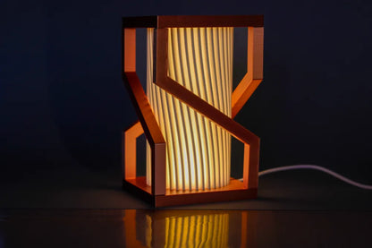 Modern Copper LED Lamp – Modern Bakır Görünümlü 3D Baskı LED Lamba
