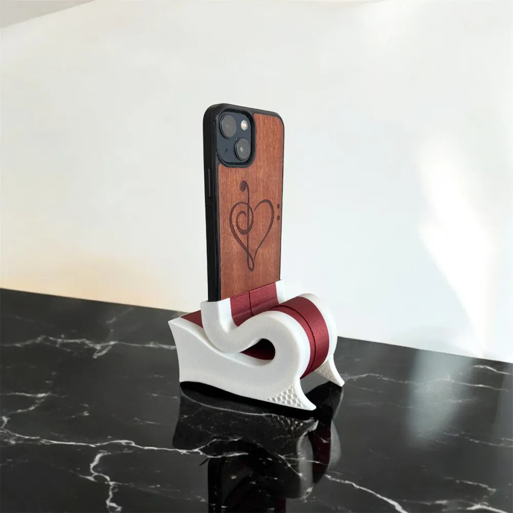 Ayarlanabilir Pasif Telefon Hoparlörü ve Akustik Stand - 3D Baskı