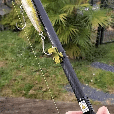 Olta Kancası Tutucu – Fishing Rod Hook Keeper | Pratik ve Güvenli Olta Kanca Sabitleyici (10 Adet)