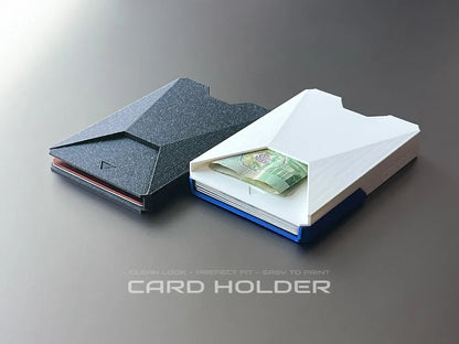 Cyber Slim Kart Cüzdanı | Modern Minimalist 3D Baskı Kartlık