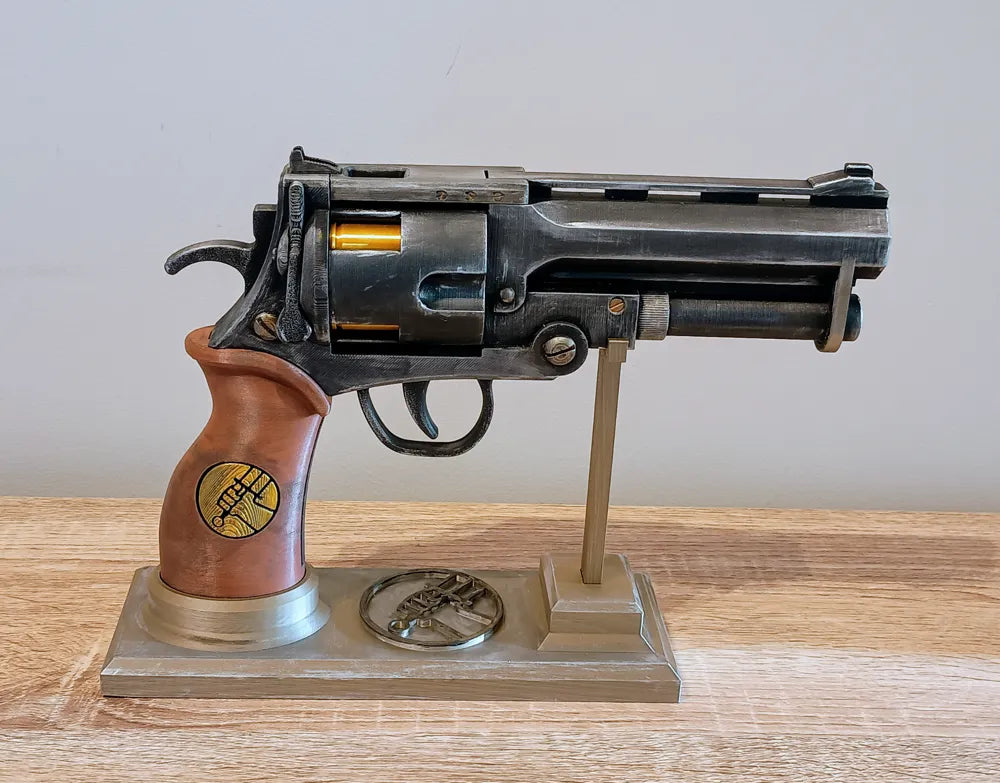 Hellboy Good Samaritan Revolver Prop Replica | 3D Baskı Koleksiyon ve Cosplay Modeli
