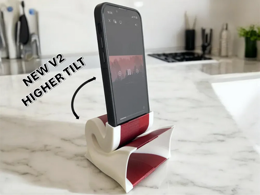 Ayarlanabilir Pasif Telefon Hoparlörü ve Akustik Stand - 3D Baskı