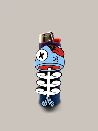 Fishy Lighter Case – Balık Tasarımlı BIC Çakmak Kılıfı | Eğlenceli ve Dikkat Çekici Dekoratif Aksesuar