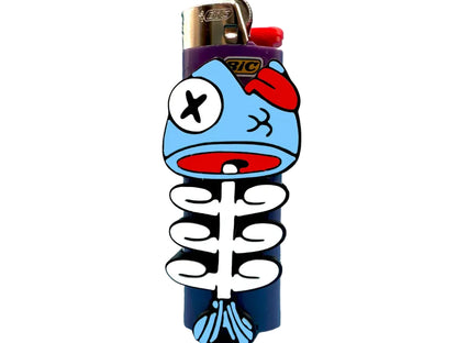 Fishy Lighter Case – Balık Tasarımlı BIC Çakmak Kılıfı | Eğlenceli ve Dikkat Çekici Dekoratif Aksesuar