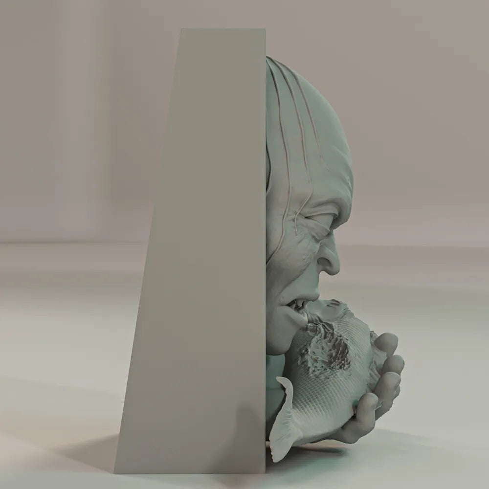 Gollum Book Nook and Wall Mount – Lord of the Rings