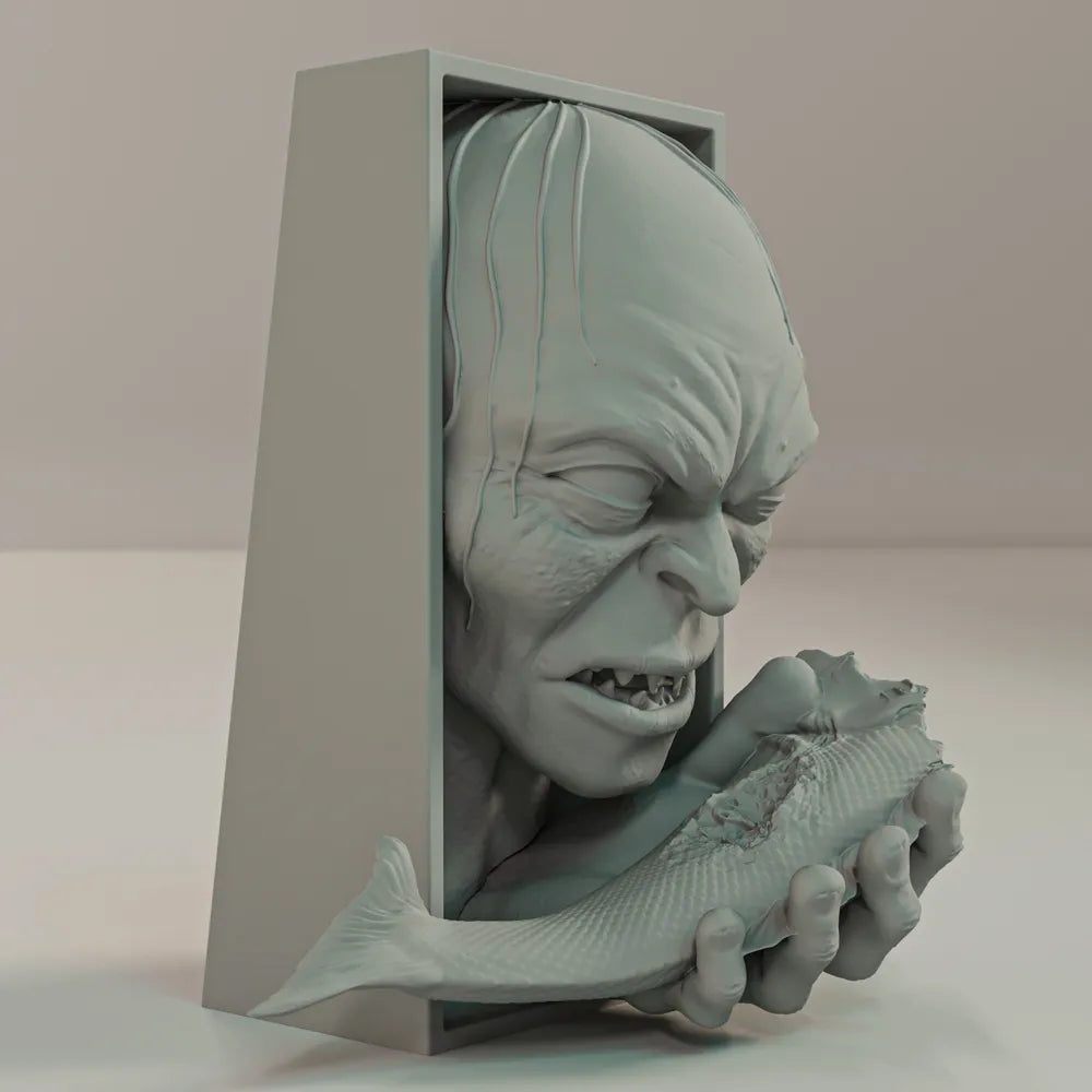 Gollum Book Nook and Wall Mount – Lord of the Rings