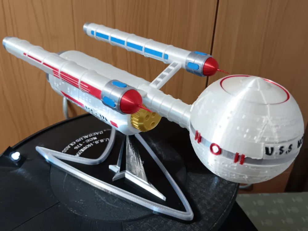 USS Horizon NCC-176 Daedalus Sınıfı Uzay Gemisi – 3D Baskı Koleksiyon Maketi