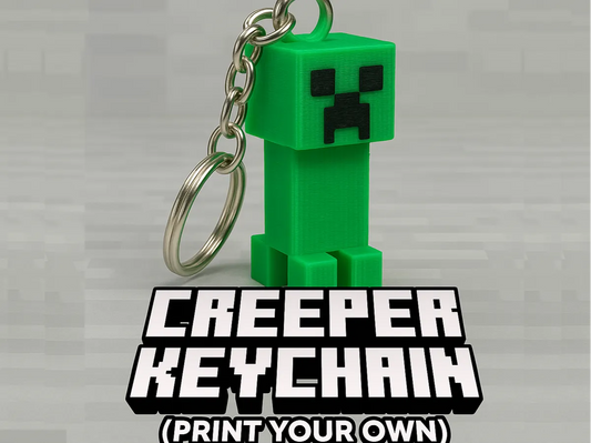 Minecraft Creeper Anahtarlık