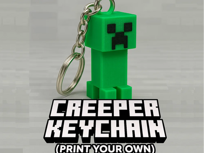 Minecraft Creeper Anahtarlık