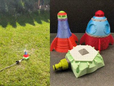 Sprinkler Rocket